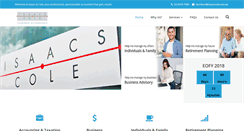 Desktop Screenshot of isaacscole.com.au